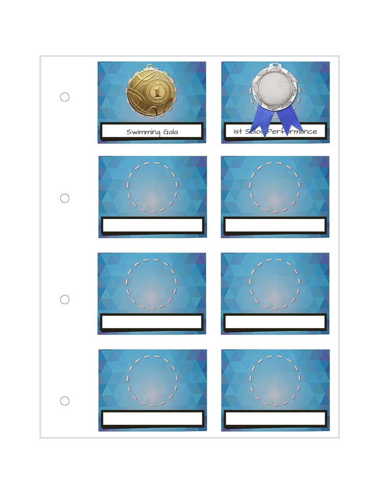 image 1 of My Proud Moments Medal, Badge & Certificate Case - Original Multi Sports