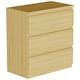 image 1 of Vida Designs Denver 3 Drawer Chest of Drawers Bedroom Storage, Pine