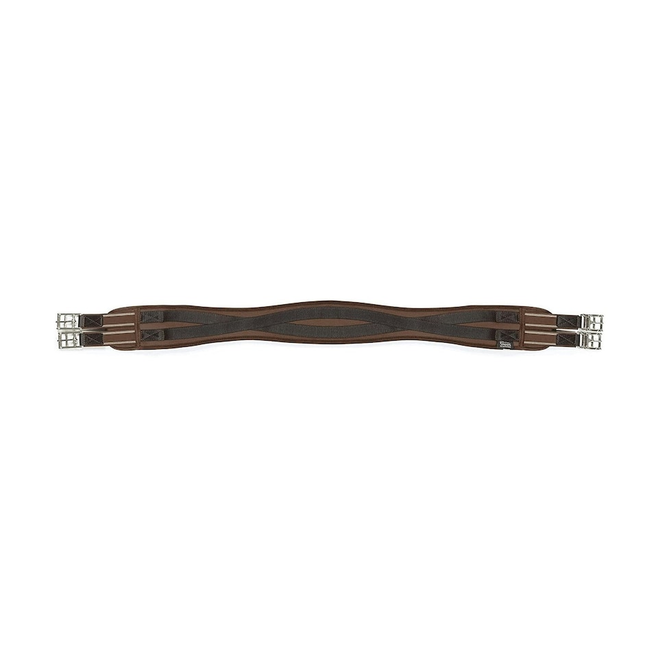 image 1 of Shires Foam Horse Girth - Brown - 58in