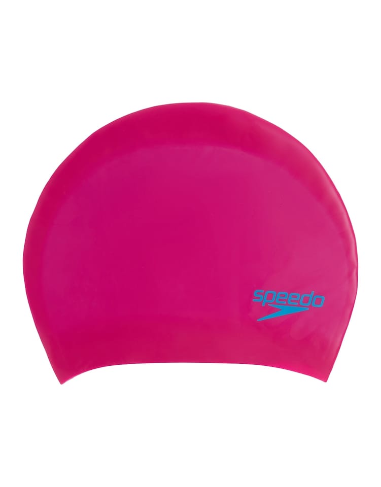 image 1 of Speedo Junior Long Hair Silicone Swim Cap