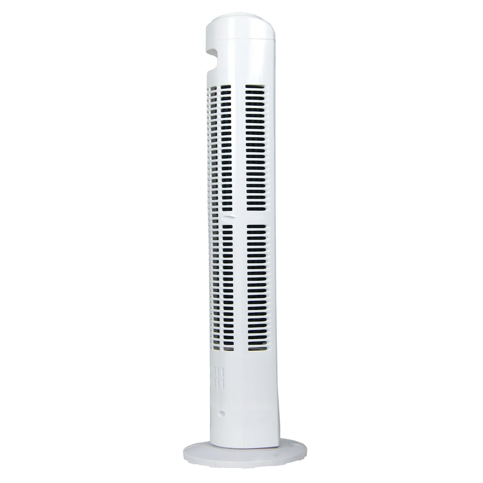 image 1 of Igenix DF0029 Tower Fan, Oscillating, 29 Inch, 3 Speed Settings with Auto Shut Off, White