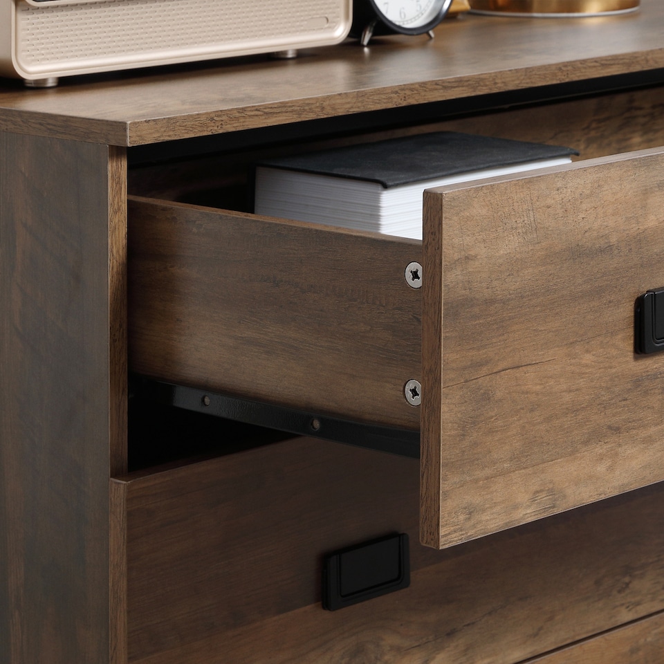 image 1 of HOMCOM Chest of Drawers, 4 Drawer Unit Storage Chest Bedroom Living Room