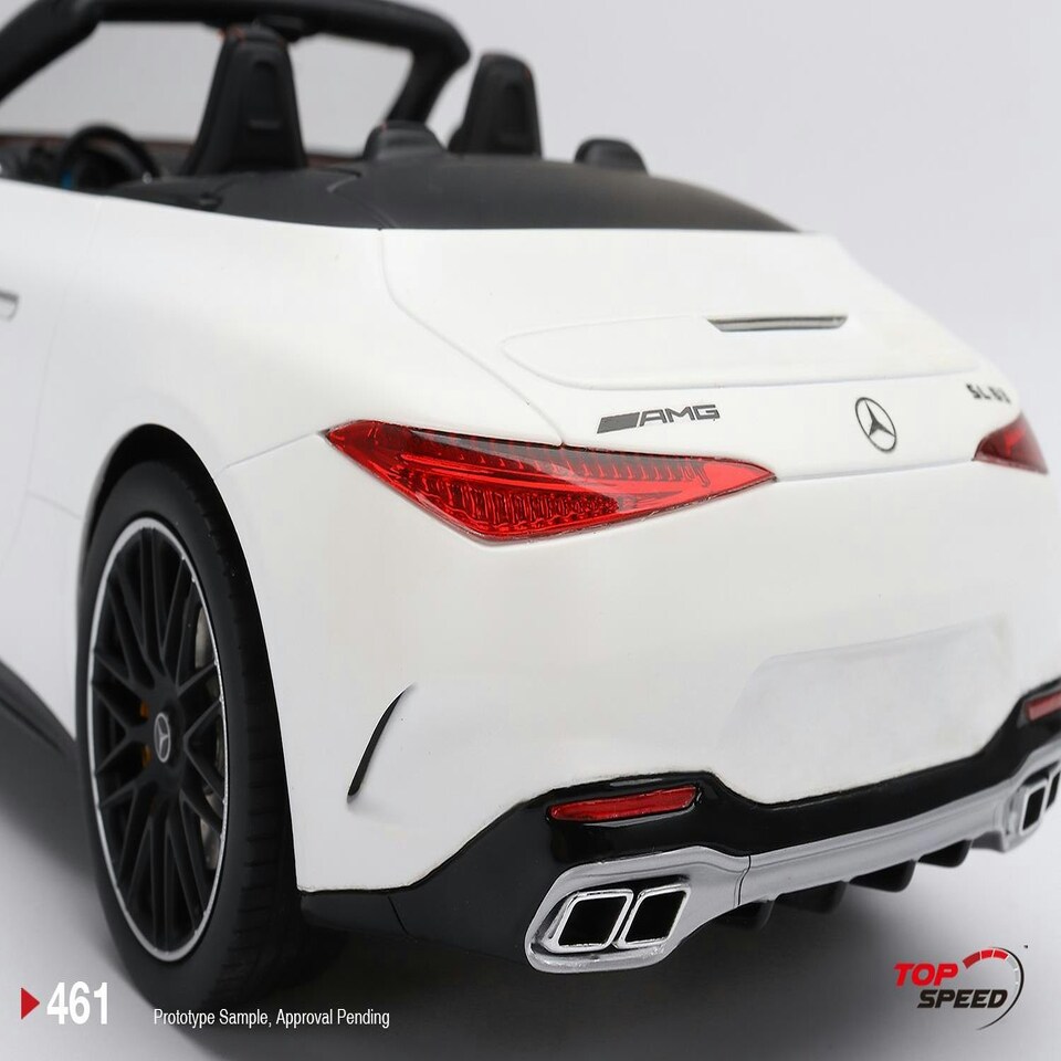 image 1 of Mercedes AMG SL 63 White 1:18 Scale TSM TS0461