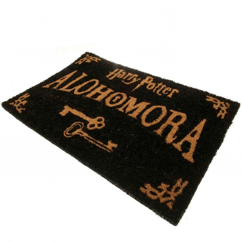 image 1 of Harry Potter Alohomora Doormat - Black - One Size