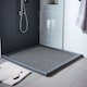 image 1 of Spaghetti Anti Slip Loofah Shower Mat - Square Shower Mat 53cm x 53cm