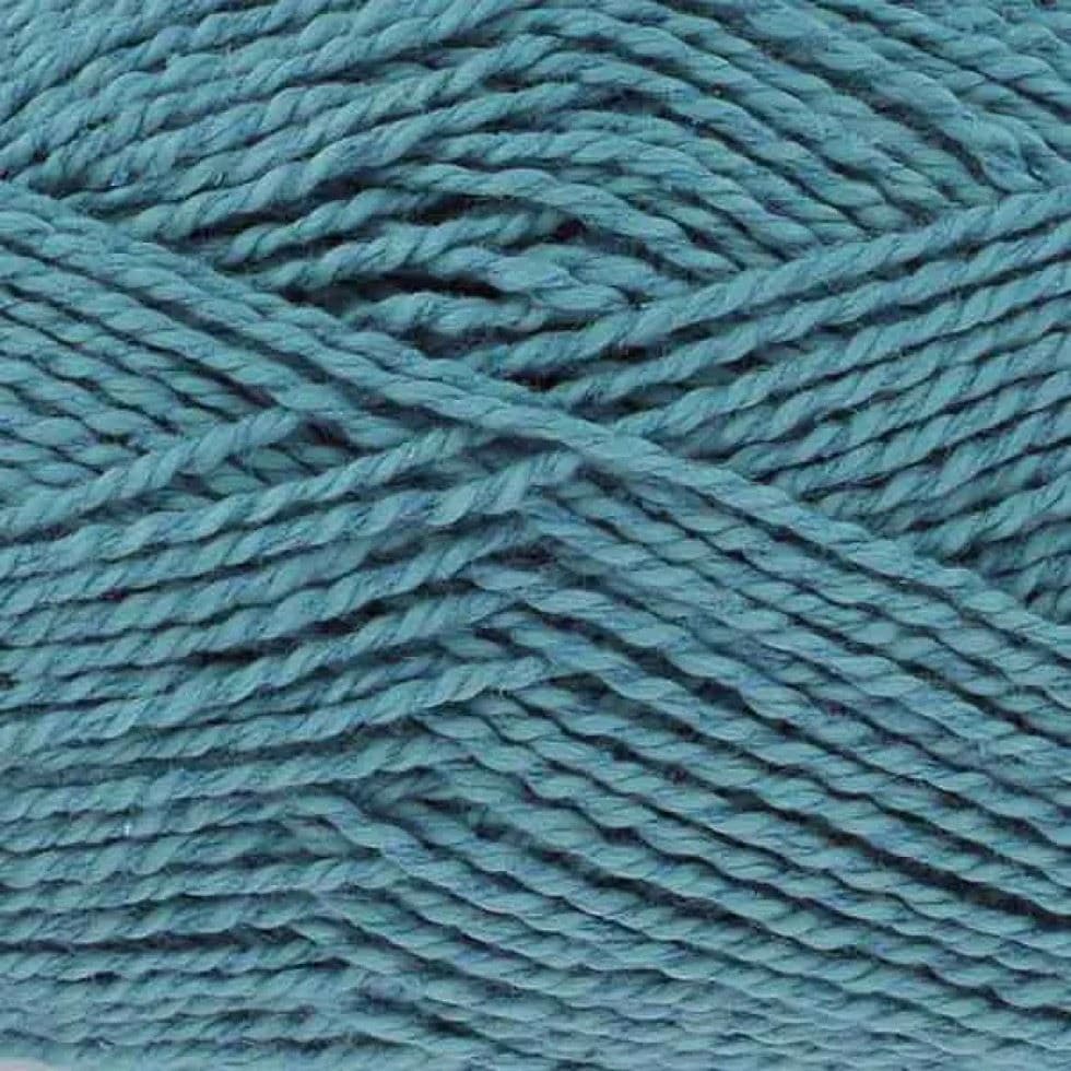 King Cole Turquoise Finesse Cotton Silk DK Yarn (Value Pack 12 x 50g Balls) For Crochet, Knitting - 120m per ball