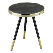Side table DKD Home Decor Crystal Steel (42,5 x 42,5 x 48 cm) N/A