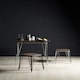 image 3 of Interiors by Premier Black Metal and Elm Wood Stool, Small Square Stool, Accent Wooden Stool for Home, Office