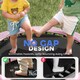 image 4 of HOMCOM 4.6FT Kids Trampoline with Safety Enclosure for Ages 3-10 Years | Pink | Pink