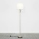 image 3 of ValueLights Memphis Twist Silver Floor Lamp White Tapered Shade