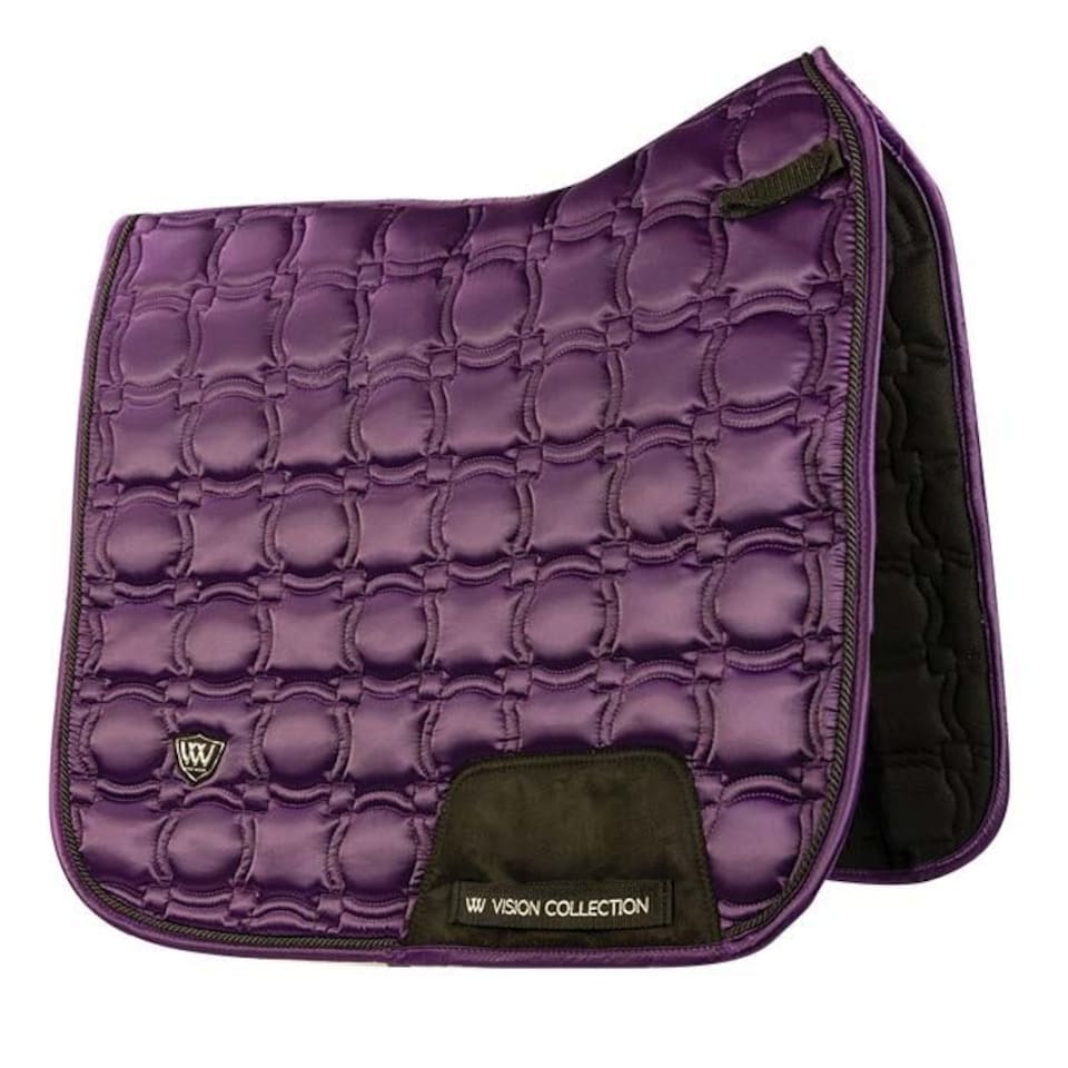 image 1 of Woof Wear Vision Dressage Pad Purple | Size: Full
Colour: Damson