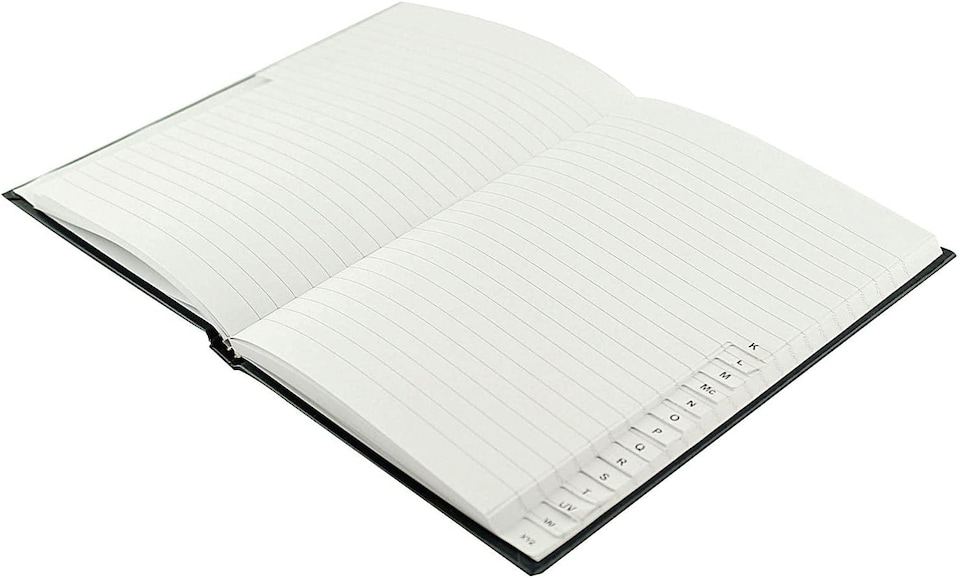 image 1 of A5 192 Pages Casebound Index Notebook