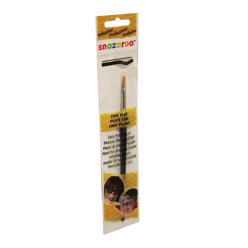 image 1 of Snazaroo Fine Flat Brush - Blue - One Size Blue