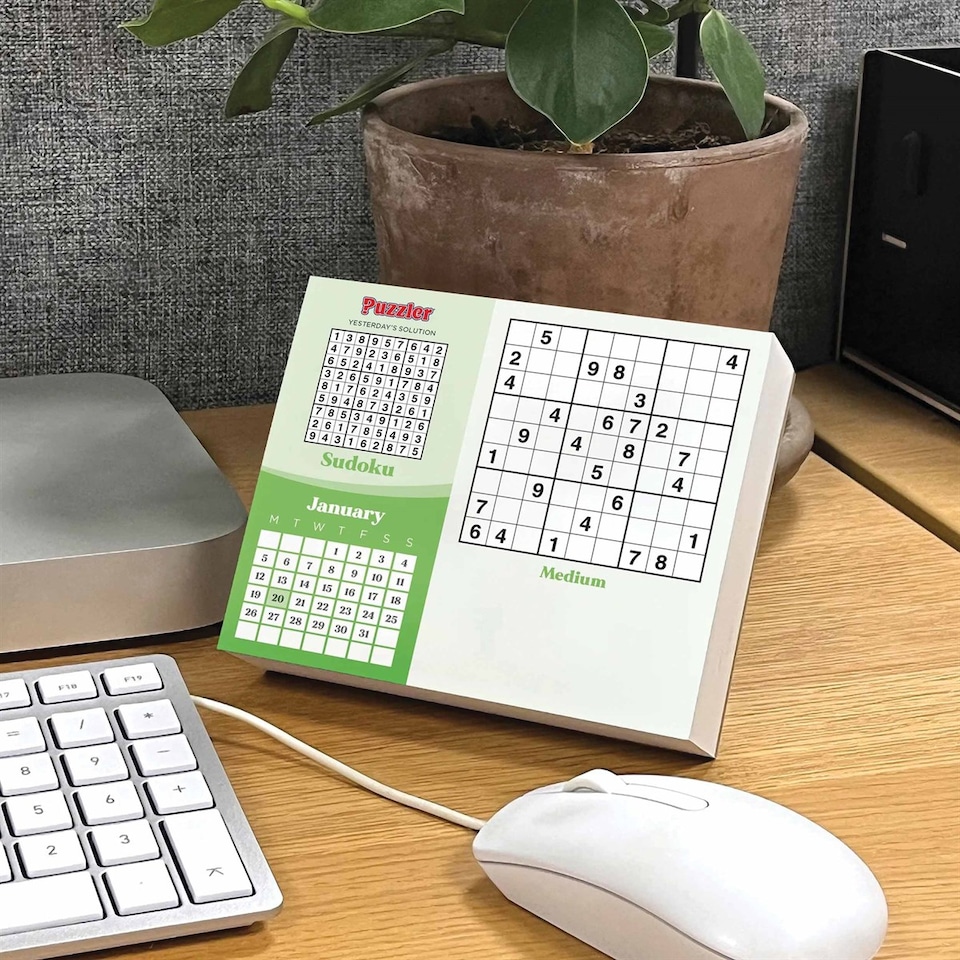 image 1 of Sudoku Puzzler Box Calendar 2026