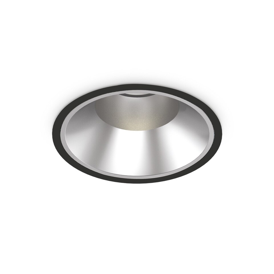 Off Round Recessed Downlight Black 21.8cm 4000K