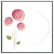 image 1 of Rose drawing (Picture Frame) Grey | S