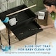 image 2 of PawHut Bird Cage Budgie Cage with Stand Slide Tray Handle for Finch Canary 43 x 32.5 x 163cm Black