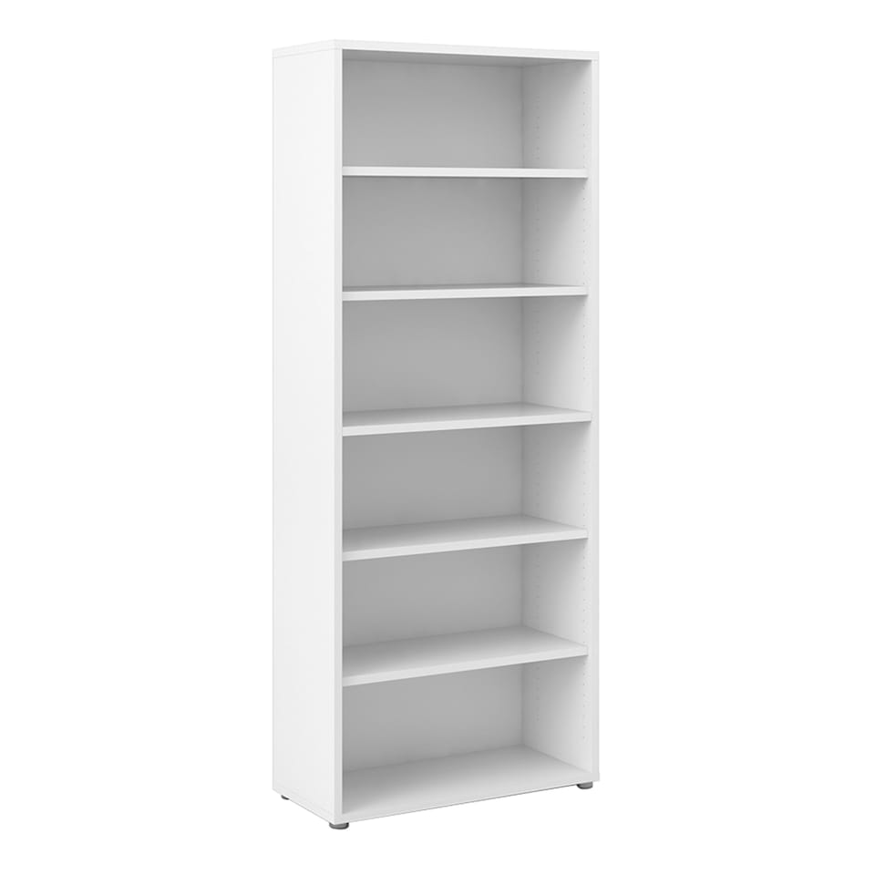image 1 of Prima Bookcase 5 Shelves in White