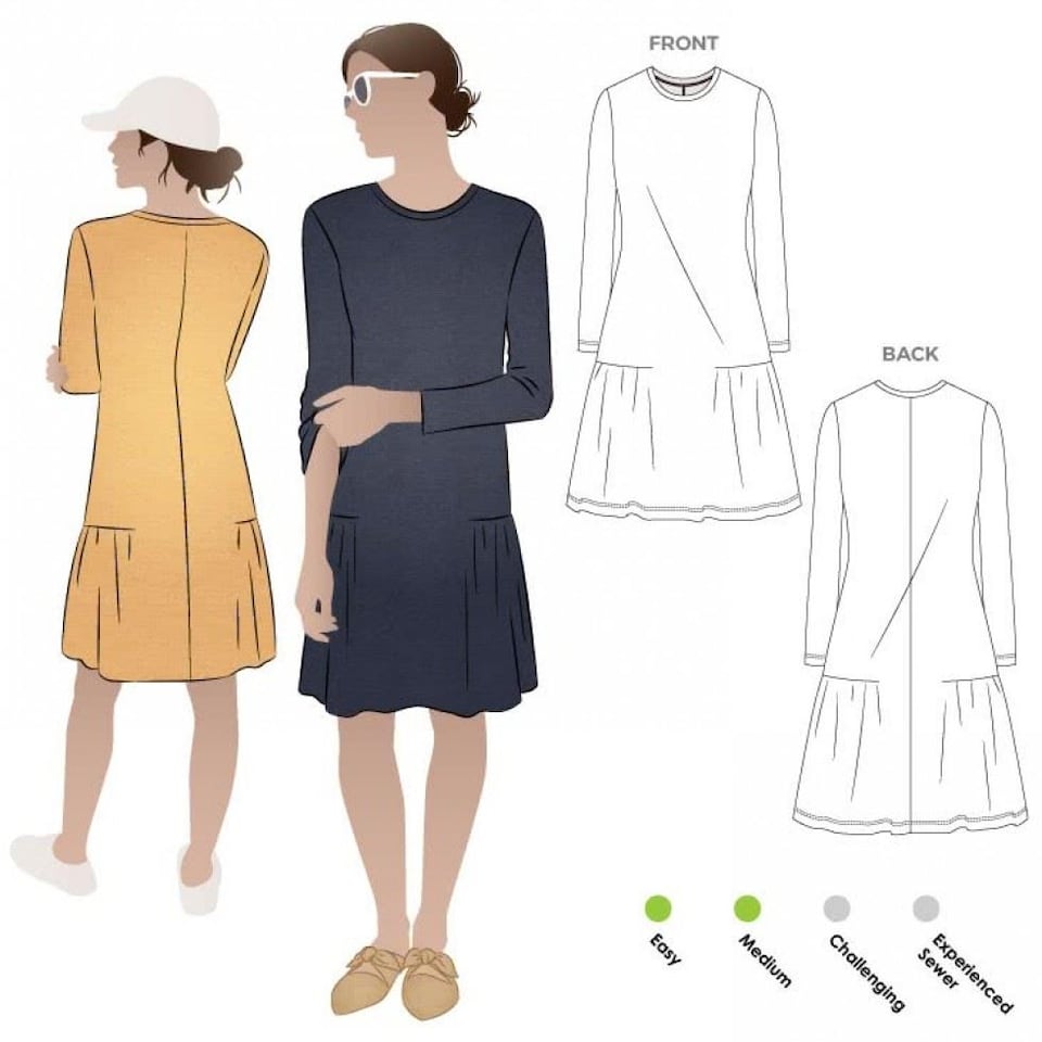 image 1 of Style Arc Talulah Knit Dress Paper Sewing Pattern – Women’s Dress, UK Sizes 10–22, Intermediate