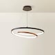 image 4 of ValueLights Infinity Black Loop Integrated LED Ceiling Light | Black