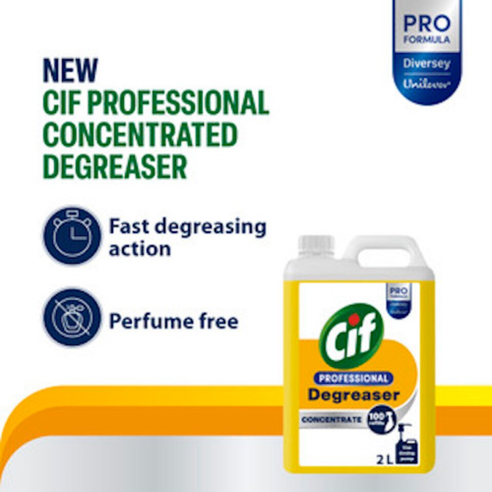 image 1 of 2x Cif Professional Conc Degreaser 2 Litres Pack of 2 9303908                        
