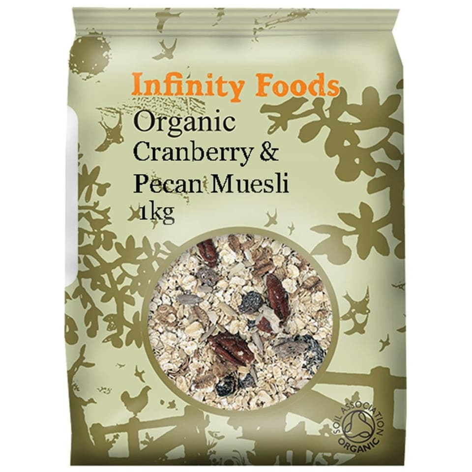 Cranberry and Pecan Muesli 1kg, Organic (Infinity Foods)