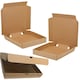 image 1 of 50 x 16" Pizza Boxes Plain Brown Postal Box Takeaway Style Boxes Brown