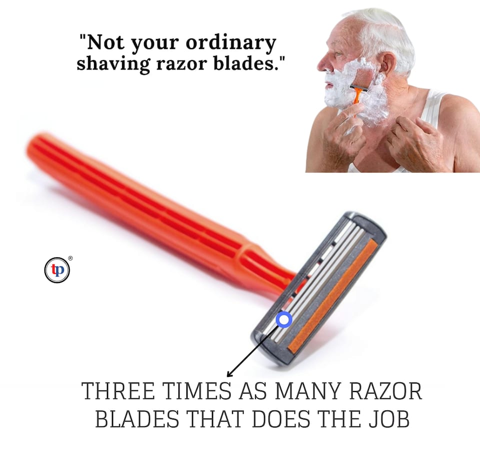 image 1 of 10 Pack Double Blade Disposable Razors for Men & Women