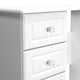 image 8 of Versaille 3 Drawer Vanity in White Matt (Ready Assembled) | White | White Matt