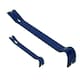 image 4 of 5pc Heavy Duty Pry + Wrecking Bars Flat Bars Aligning Bar Utility Crow Bar Set