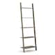 image 1 of Corona Grey Ladder 5 Shelf Unit - Grey Wax Finish with Multi-Depth Shelving and Versatile Storage | Grey | Grey Wax | One Size | 1