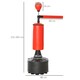 image 9 of HOMCOM Boxing Punch Bag Stand w/ Rotating Flexible Arm Speed Ball Waterable Base Red