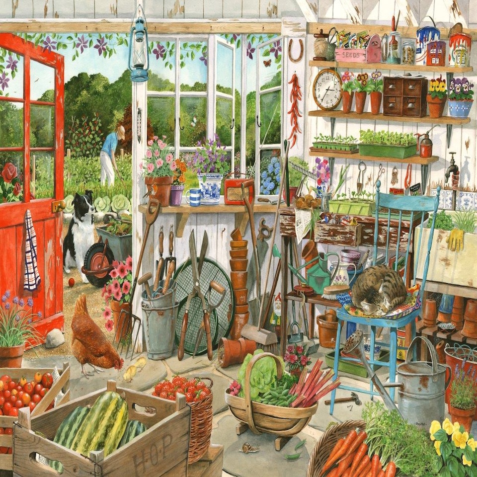 image 1 of Potting Shed 1000 Piece Jigsaw Puzzle