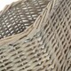 image 8 of Medium Wicker Grey Wash Storage Tray | Grey | Grey Wash