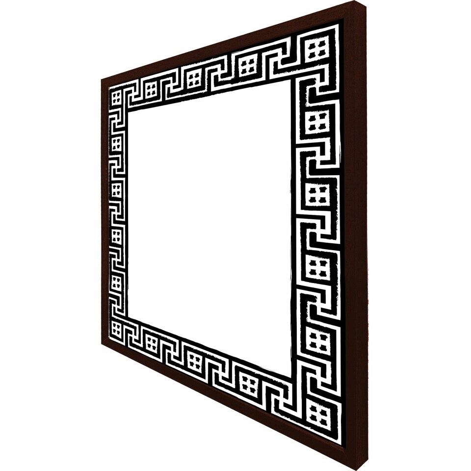 image 1 of Greek traditional meandor (Picture Frame) Brown | Oak | XL