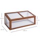 image 3 of Outsunny Square Wooden Outdoor Greenhouse for Plants PC Board 100 x 65 x 40cm