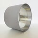 image 4 of CGC LUPO Luxury Grey Cotton & Silver Inner Round Pendant Drum Lamp Shade Grey