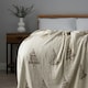 image 2 of BHS Christmas Tree Reversible Throw, Gold