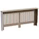 image 5 of Vida Designs Arlington Radiator Cover Painted MDF Slatted Cabinet, White, 172cm