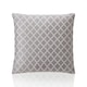 image 1 of Two Tone Geometric Jacquard 45cm x 45cm Latte Cushion Set of 4 | Cream | White | 45cm x 45cm x 10cm | 4