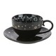 image 2 of Something Different Fortune Telling Astrology Tea Cup - Black - One Size Black