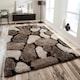image 1 of Home Republic Pebbles Shaggy Rug - 80 x 150 Brown