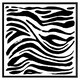 image 2 of Zebra stripes print (Picture Frame) Grey | XS