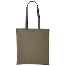 Nutshell Plain Strong Shoulder Shopper Bag - Olive - One Size