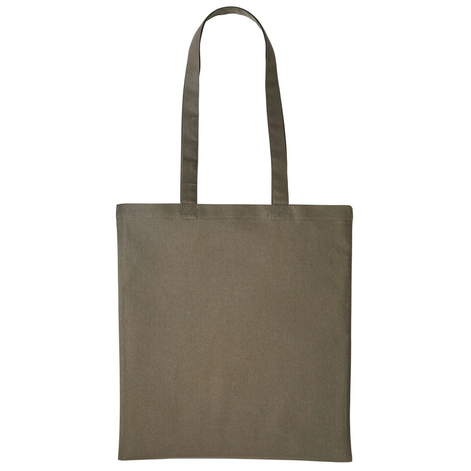 Nutshell Plain Strong Shoulder Shopper Bag - Olive - One Size