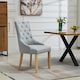 image 4 of Ravenna Fabric Dining Chairs - Set of 2