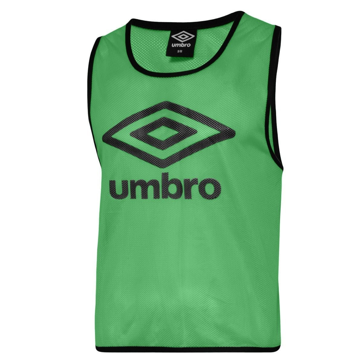Umbro Childrens/Kids Training Bib - Emerald/Black - S-M