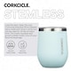 image 2 of Corkcicle Triple Insulated Stainless Steel Stemless Travel Cup 355ml - Powder Blue Blue