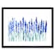 image 1 of Lavender Flowers Soft Bright Floral Watercolour 9x7" Black Framed Wall Art Print