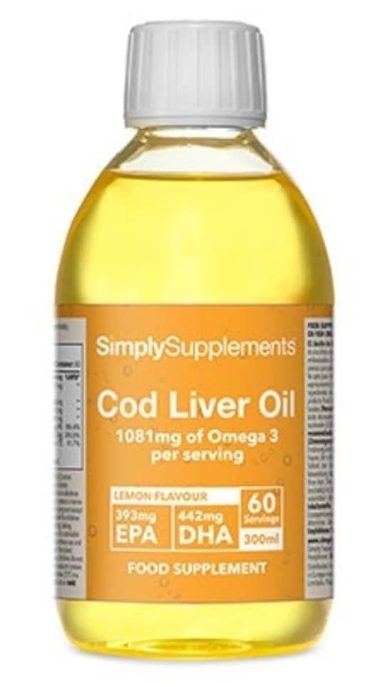 image 1 of Cod Liver Oil Liquid - 300ml - 60 Servings